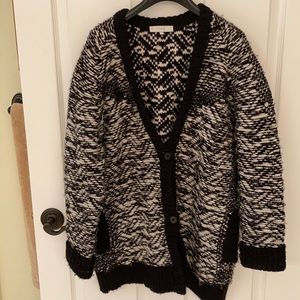 Iro wool long sleeve cardigan- size 38